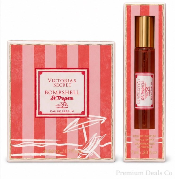Victoria’s Secret Bombshell St Tropez 2 Pc Set EDP + Travel Spray