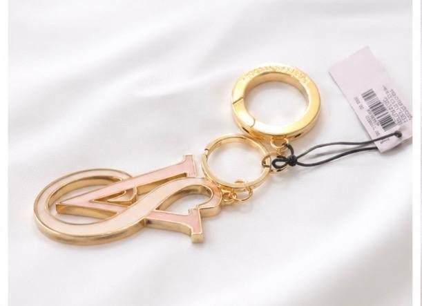 Victoria’s Secret VS Pink Gold Metal Keychain Bag Charm New