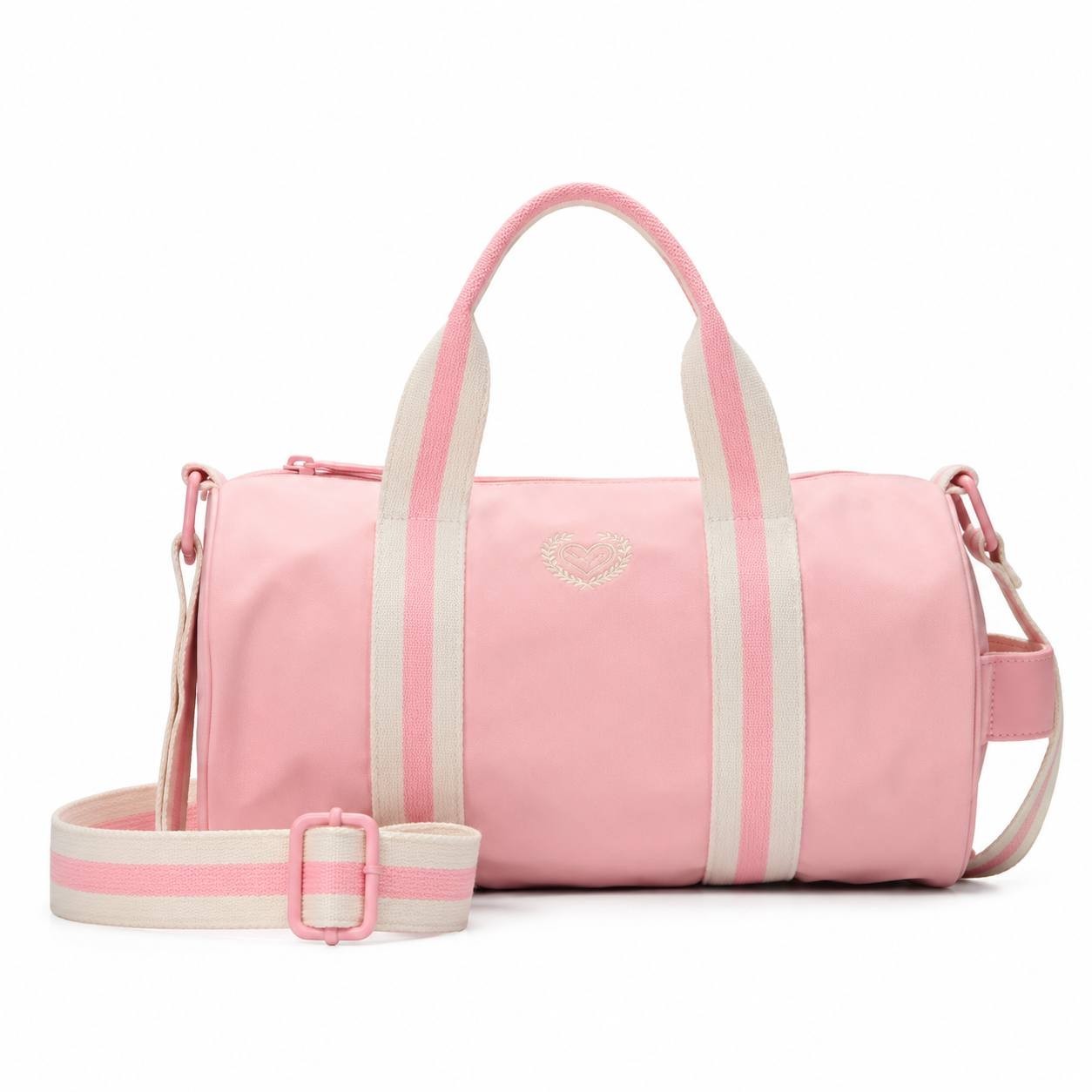 PINK Mini Duffel Bag Pink Crossbody Travel Gym Shoulder Bag NWT