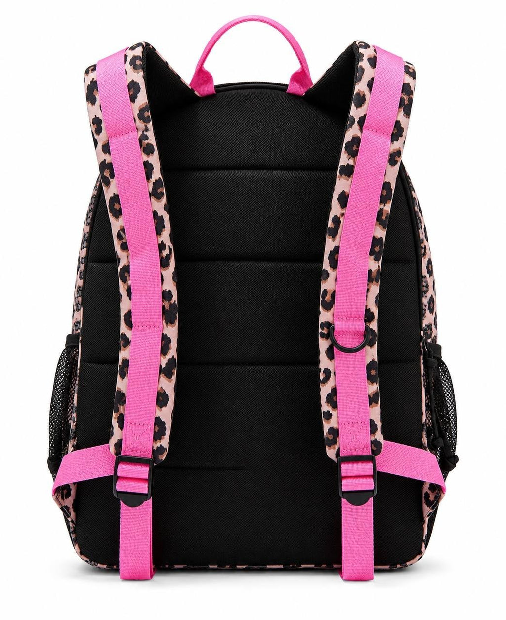 Victoria’s Secret PINK Sequin Leopard Backpack Pink Black 15” Laptop NWT