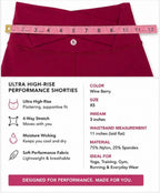 Victoria’s Secret VSX Ultra High Rise Shortie Shorts XS Wine Berry NWT