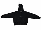 VS PINK Oversized Full Zip Hoodie Black Wing Graphic Back Women’s NWT