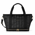 Victoria’s Secret Black Weekender Travel Tote Bag Expandable Carry-On NWT