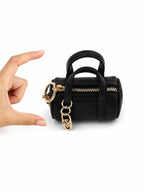 Victoria’s Secret Mini Barrel Bag Keychain Black