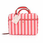 Victoria’s Secret Pink Stripe Travel Beauty Bag Hanging Cosmetic Organizer New