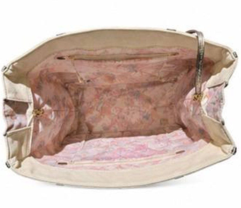 Victoria’s Secret Bride Tote Bag & Floral Pouch Set NWT Ivory Gold