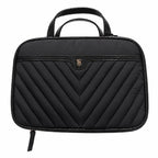 Victoria’s Secret Black Hanging Travel Case Toiletry Organizer Bag