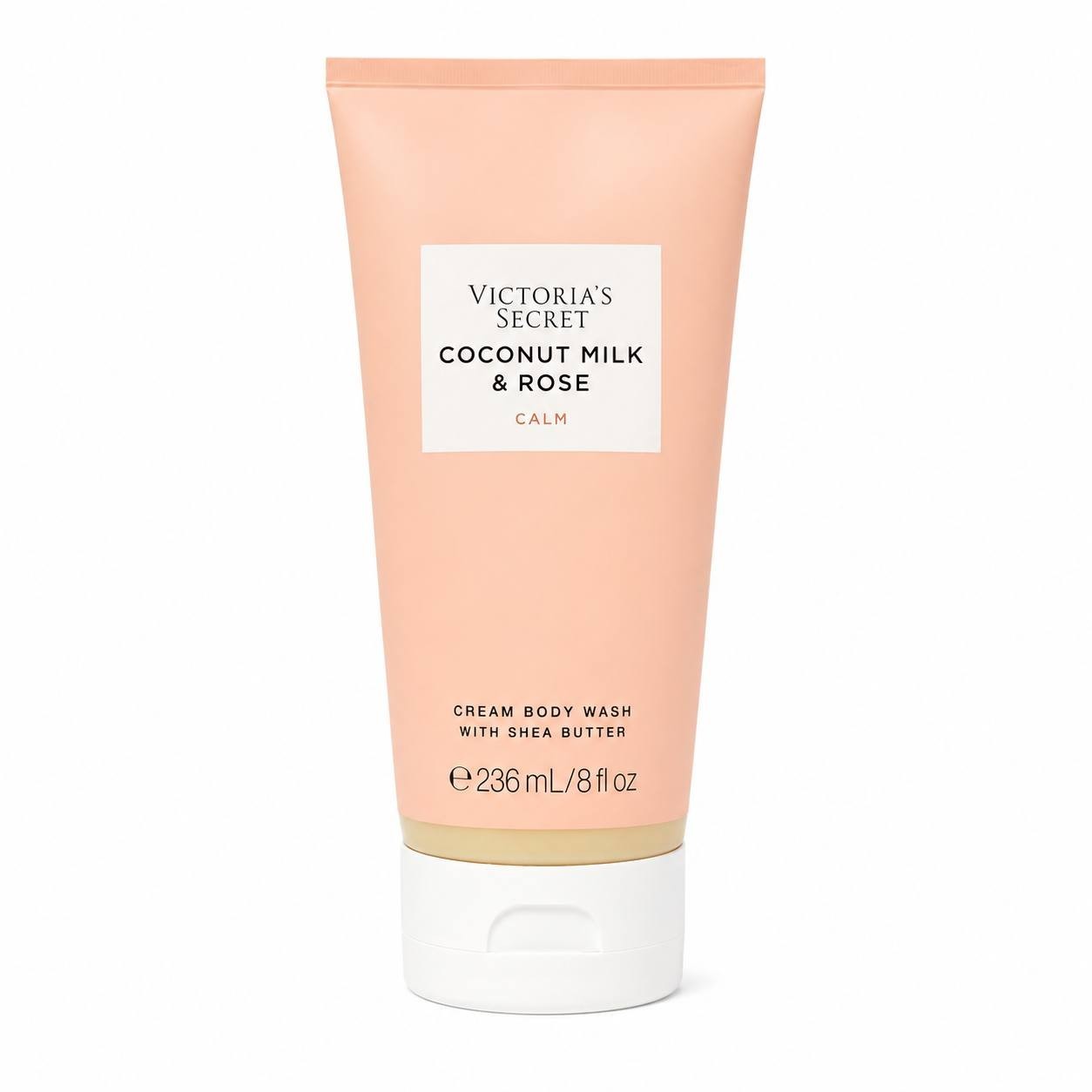 Victoria’s Secret Coconut Milk & Rose Calm Cream Body Wash 8 fl oz Shea Butter