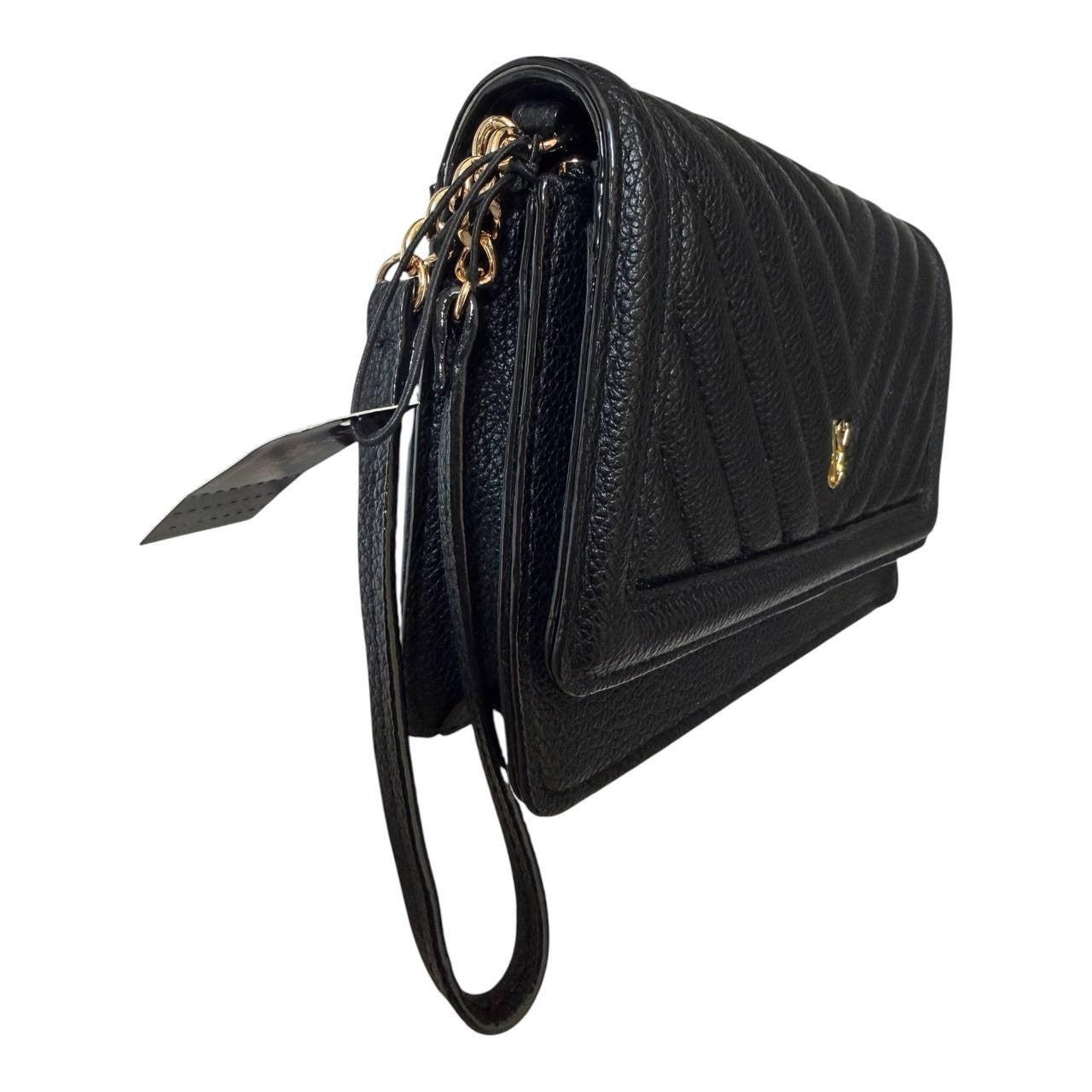 NWT Victoria’s Secret Black Wristlet Wallet Clutch Card Holder Zip