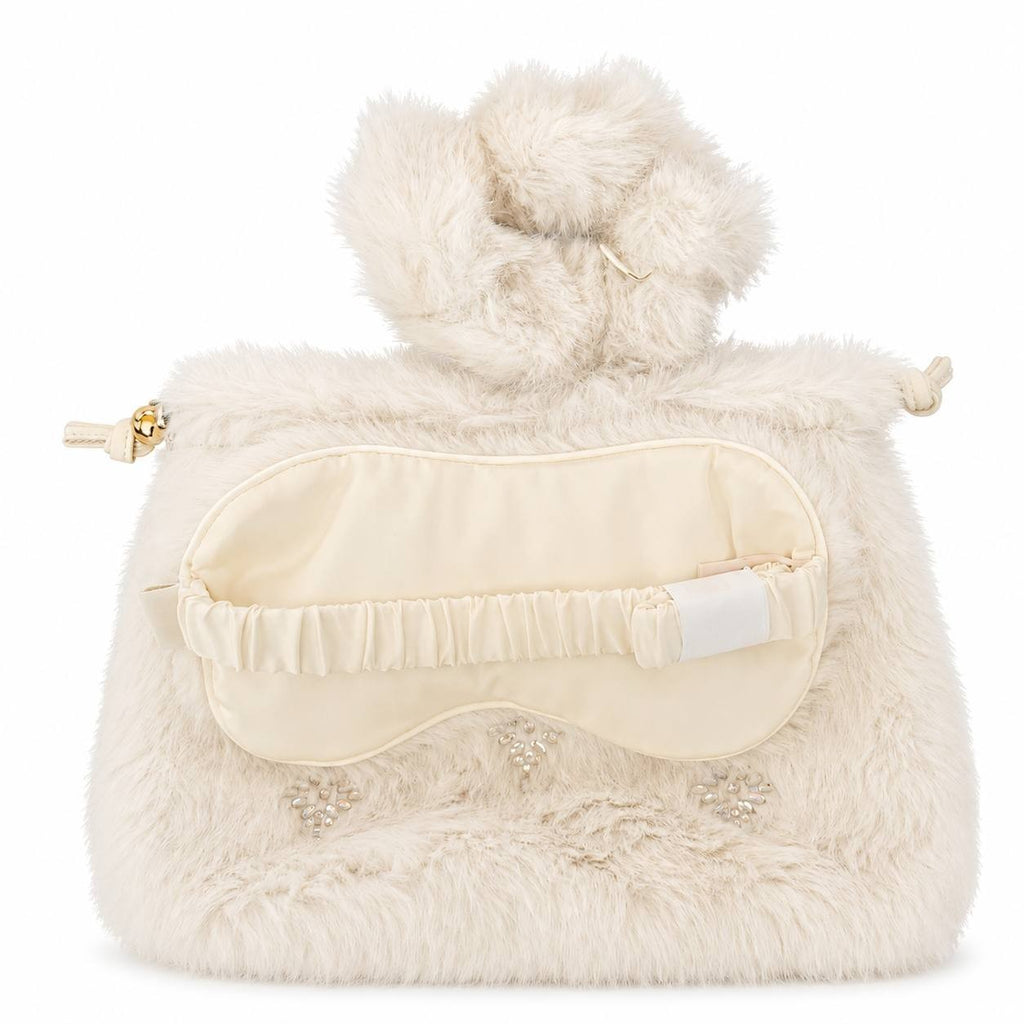 Victoria’s Secret Luxe Plush 3-Piece Travel Gift Set Ivory