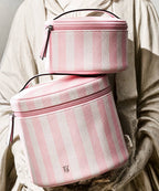 Victoria’s Secret Pink Stripe Cosmetic Case Set