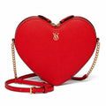 Victoria’s Secret Red Heart Crossbody Bag Gold Hardware