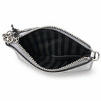 Victoria’s Secret Silver Card Holder Zip Wallet Keychain