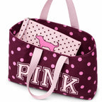 VS-PINK-11288410 Victoria’s Secret PINK Tote Bag Wristlet Pouch Set
