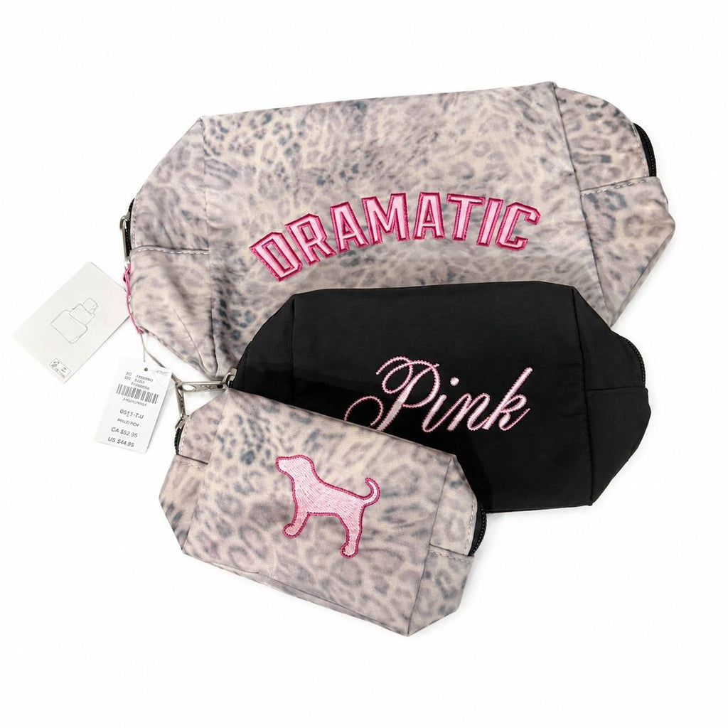 Victoria’s Secret PINK 3pc Makeup Bags