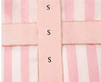 Victoria’s Secret Satin Pajama Set Pink White Stripe Dubai Small NWT