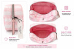 Victoria’s Secret Pink Stripe Cosmetic Makeup Bag Travel Pouch NWT