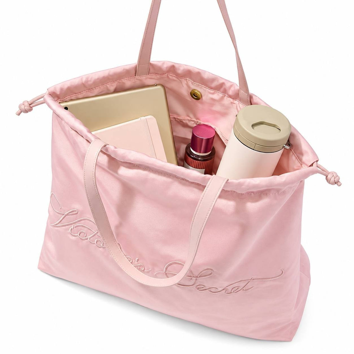 Victoria’s Secret Pink Satin Tote Bag