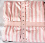 Victoria’s Secret Satin Pajama Set Pink White Stripe Dubai XS NWT
