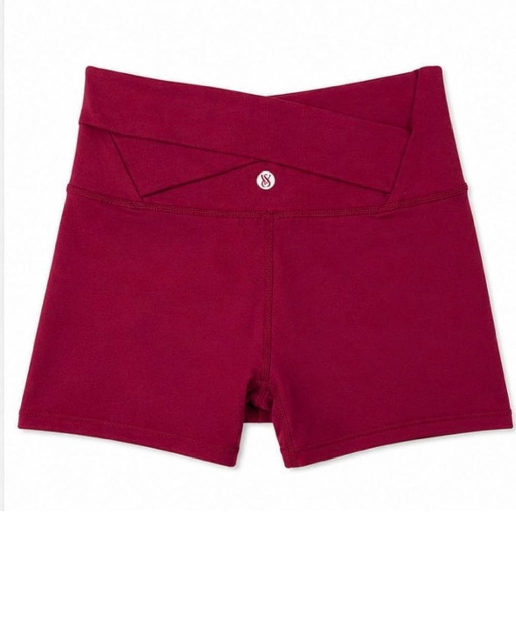Victoria’s Secret VSX Ultra High Rise Shortie Shorts XS Wine Berry NWT