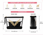 Victoria’s Secret Fashion Show 2025 Cosmetic Bag Set Clear & Black NWT