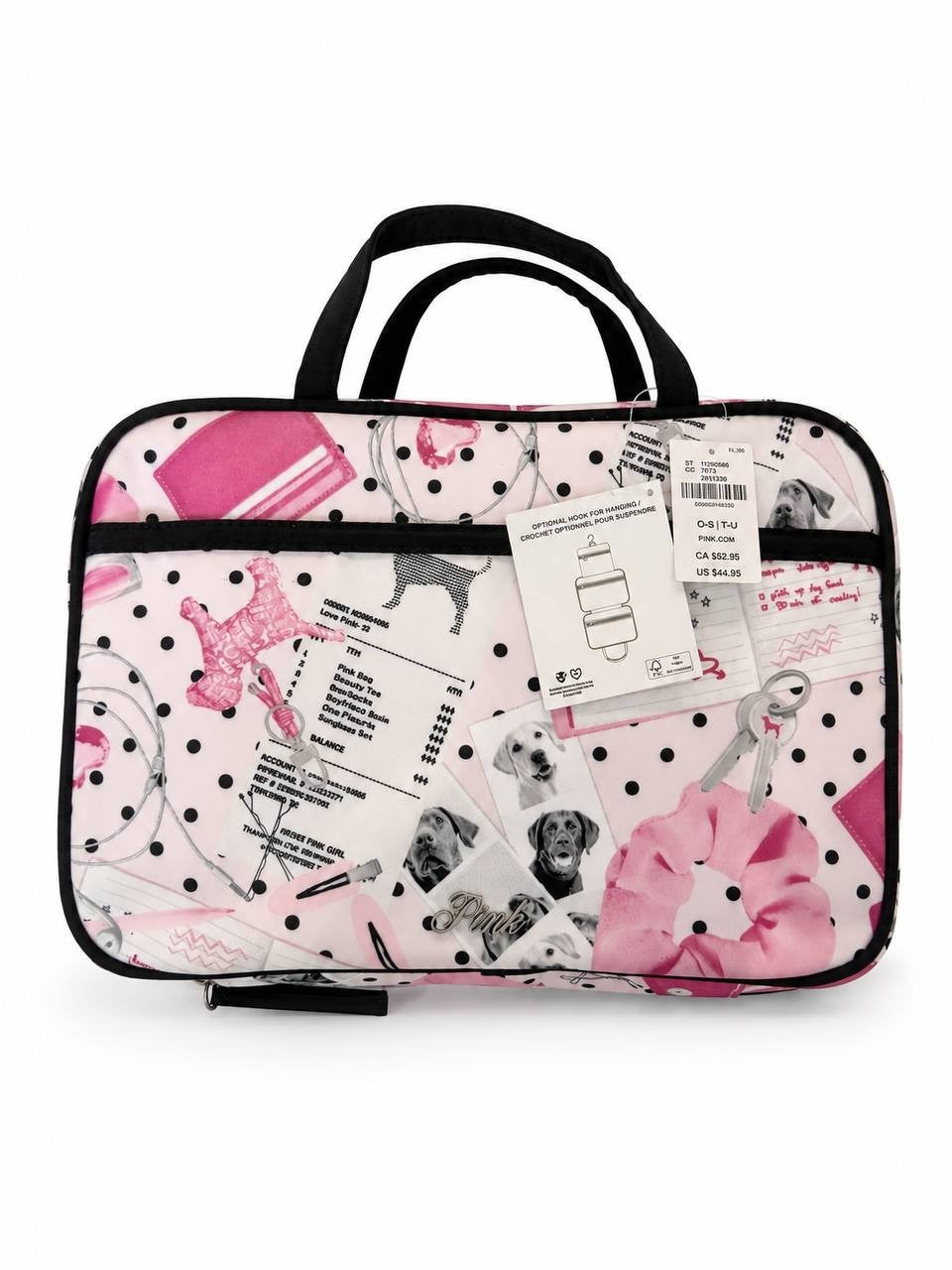 VS PINK Hanging Travel Toiletry Bag