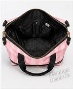 Victoria’s Secret Pink Stripe Weekender Travel Bag Large Tote NWT