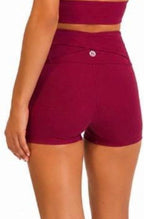 Victoria’s Secret VSX Ultra High Rise Shortie Shorts XS Wine Berry NWT
