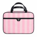 Victoria’s Secret Pink Stripe Hanging Cosmetic Travel Organizer Case