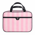 Victoria’s Secret Pink Stripe Hanging Cosmetic Travel Organizer Case