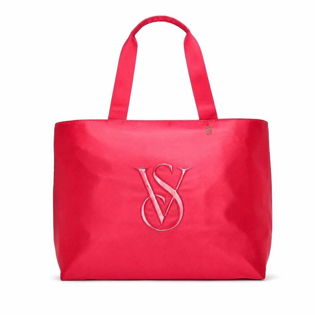 Victoria’s Secret Monogram Logo Tote Bag Pink Large Travel Gym Shoulder Bag NWT