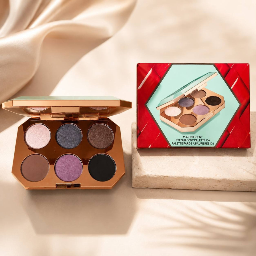 MAC M·A·Cnificent Eye Shadow Palette X6 Galaxy Glimmer Limited Edition New In Bo