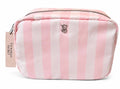 Victoria’s Secret Pink Stripe Cosmetic Makeup Bag Travel Pouch NWT