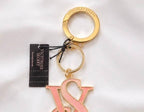 Victoria’s Secret VS Pink Gold Metal Keychain Bag Charm New