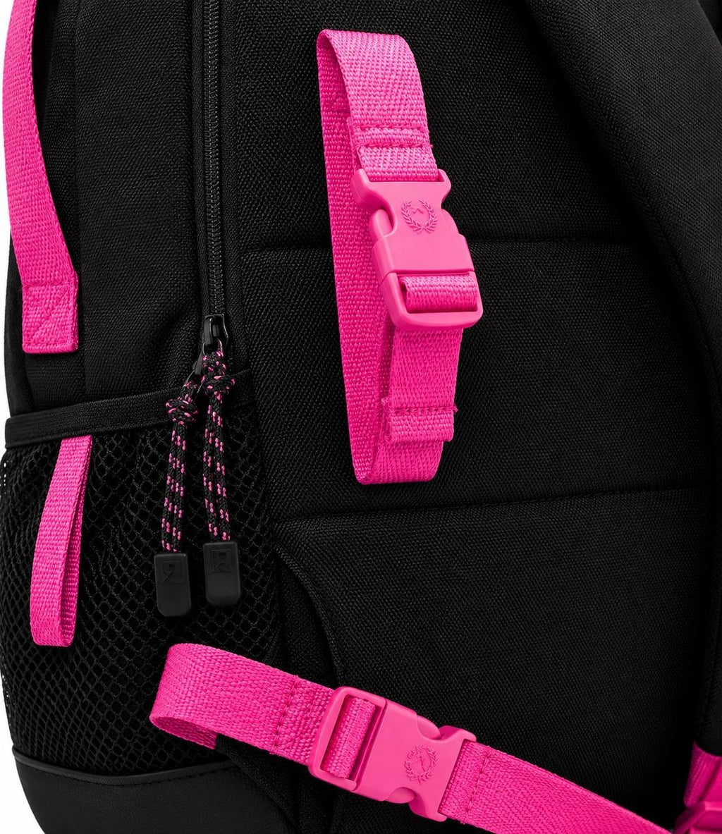 Victoria’s Secret PINK Black Hot Pink Backpack School Travel Bag