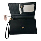 NWT Victoria’s Secret Black Wristlet Wallet Clutch Card Holder Zip