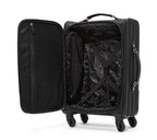 Victoria’s Secret Rolling Carry On Suitcase Black Stripe Travel Bag