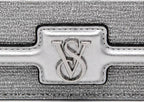 Victoria’s Secret Silver Glitter Crossbody Bag Chain Strap NWT