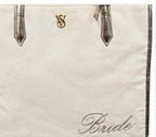 Victoria’s Secret Bride Tote Bag & Floral Pouch Set NWT Ivory Gold
