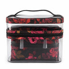 Victoria’s Secret 3-Piece Floral Cosmetic Bag Travel Makeup Organizer Set NWT