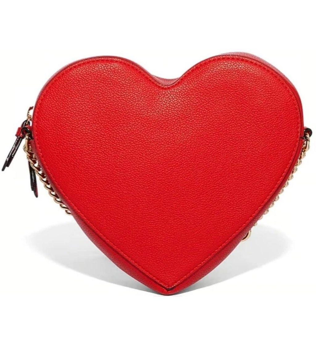 Victoria’s Secret Red Heart Crossbody Bag Gold Hardware