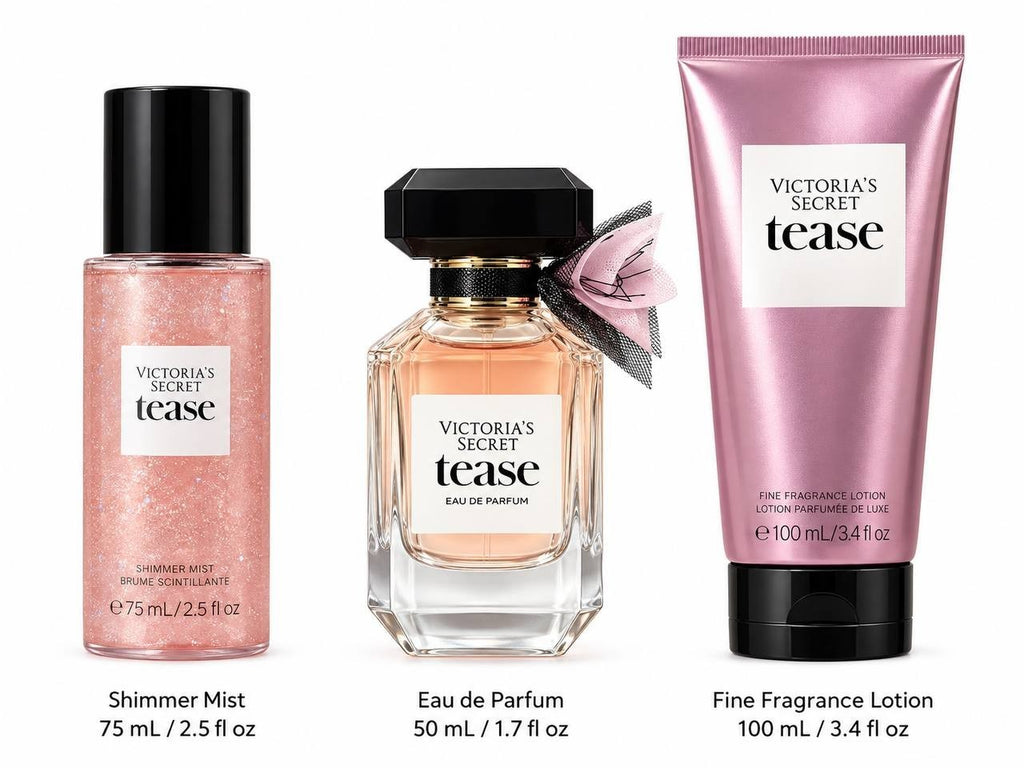 Victoria’s Secret Tease Gift Set EDP 1.7oz Mist Lotion 3 Pc