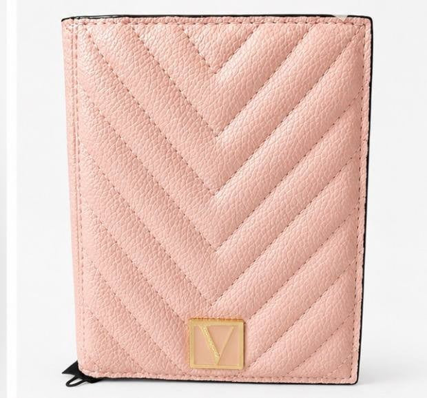 NWT Victoria’s Secret Pink Passport Holder Wallet Travel Case Blush