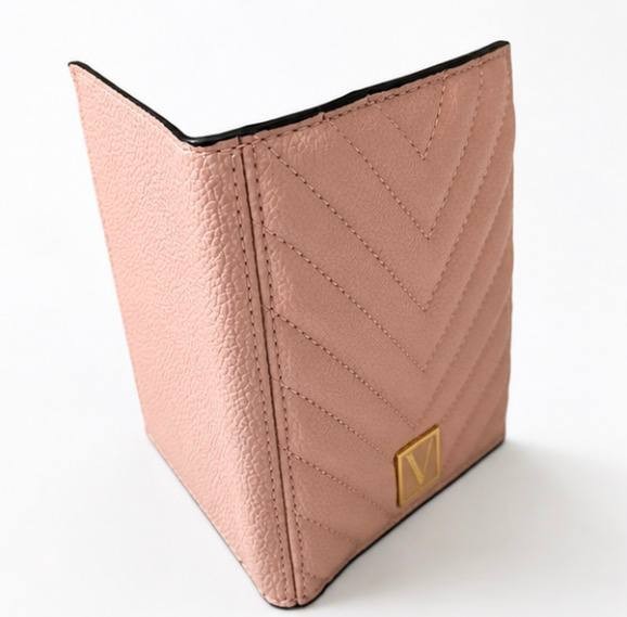NWT Victoria’s Secret Pink Passport Holder Wallet Travel Case Blush