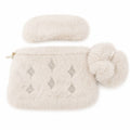 Victoria’s Secret Luxe Plush 3-Piece Travel Gift Set Ivory