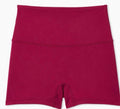 Victoria’s Secret VSX Ultra High Rise Shortie Shorts XS Wine Berry NWT
