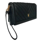 NWT Victoria’s Secret Black Wristlet Wallet Clutch Card Holder Zip