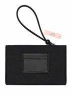 Victoria’s Secret Black Rhinestone Wristlet Pouch Clutch