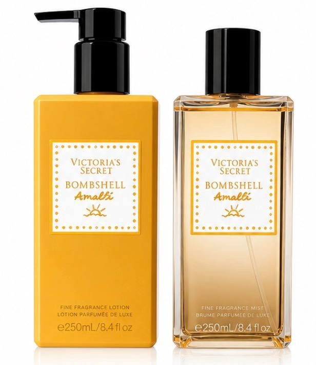 Victoria’s Secret Bombshell Amalfi Mist & Lotion Set 250ml New