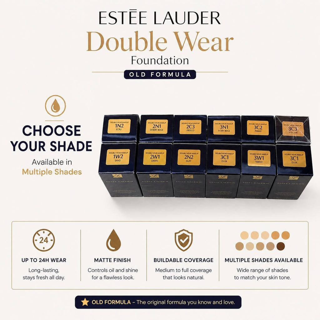 Estee Lauder Double Wear Foundation SPF 10 Old Formula 1oz Choose Shade